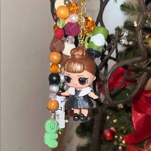 #5 L.O.L. Surprise! Multicolor Beaded Charm Keychain